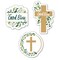 Big Dot of Happiness Elegant Cross - DIY Shaped Religious Party Cut-Outs - 24 Count